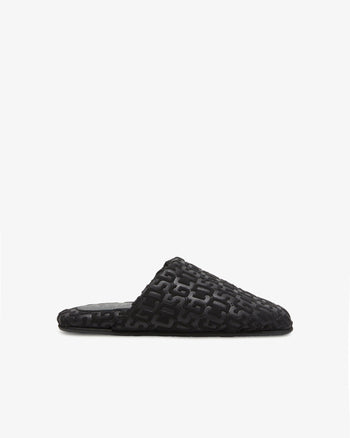 Gcds Monogram Slippers | Unisex Slippers Black | GCDS®