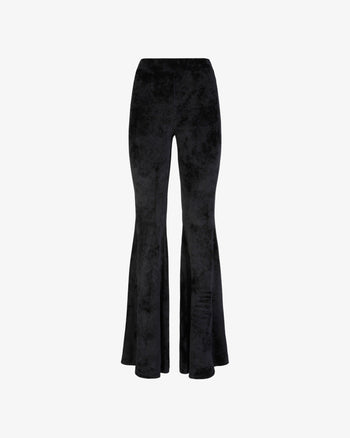 Without You UO Exclusive Velvet Flare Trousers | Urban Outfitters UK