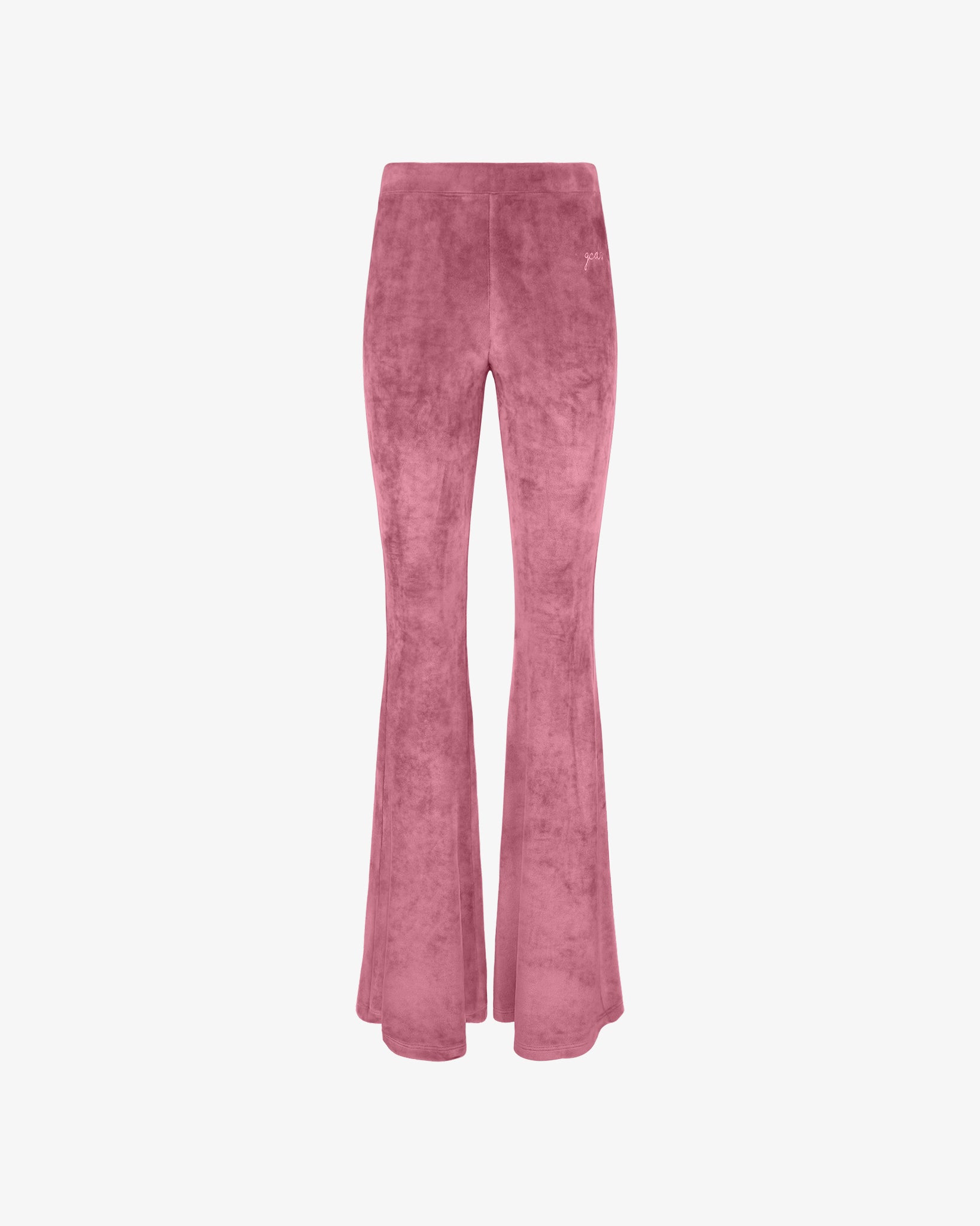 Velvet Trousers : Women Trousers Mauve Pink | GCDS®