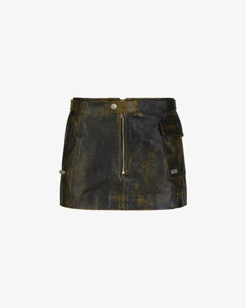 Biker Skirt : Women Mini & Long Skirts Anthracite | GCDS®