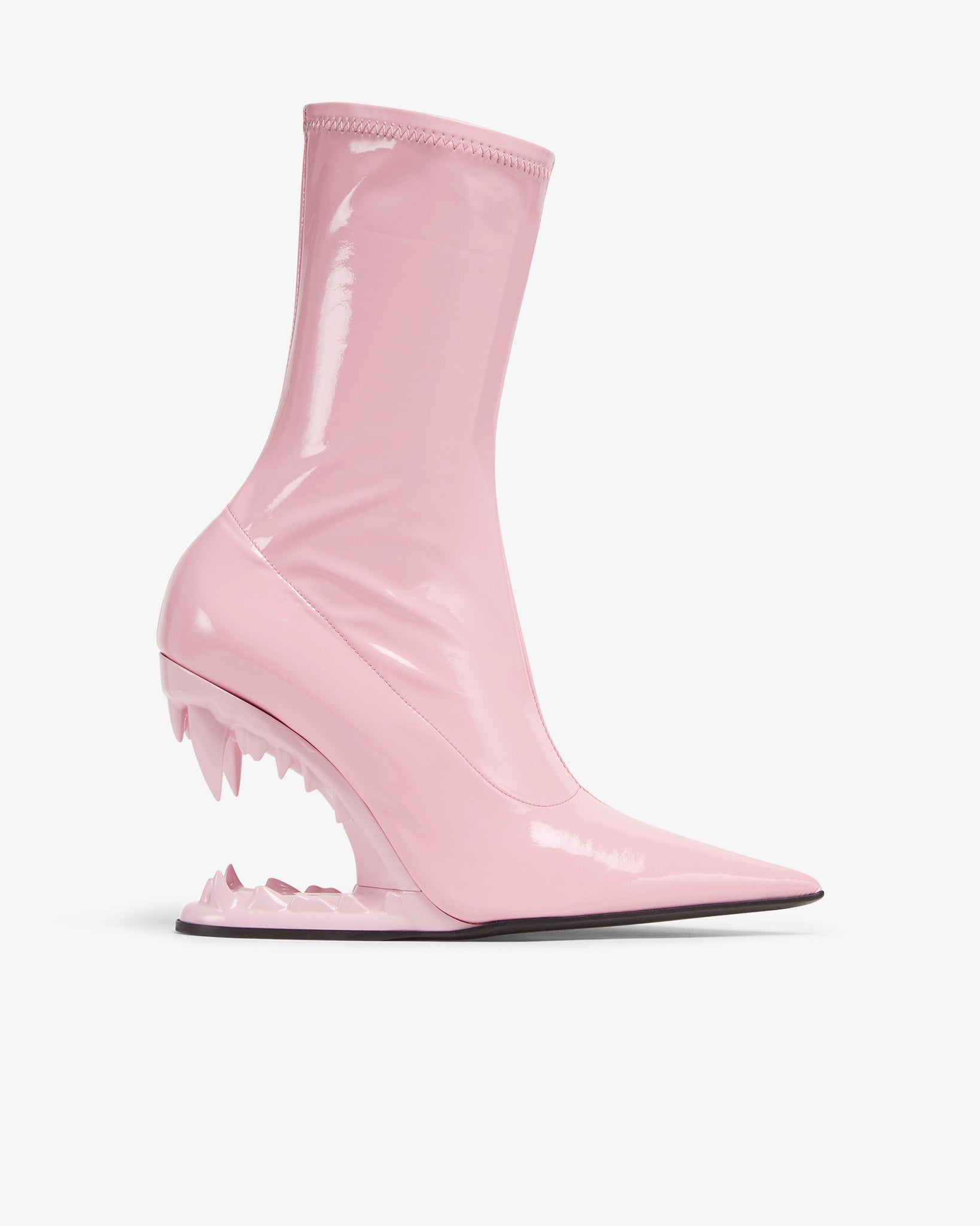 Morso Vinyl Ankle Boots : Women Boots Cradle Pink | GCDS®