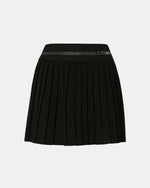 GCDS White Pleated Miniskirt