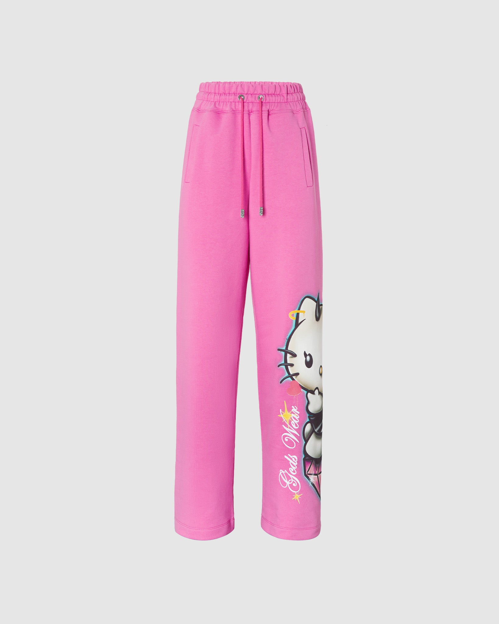 Wide Waistband Bootcut Sports Pants – Hello Pink LLC