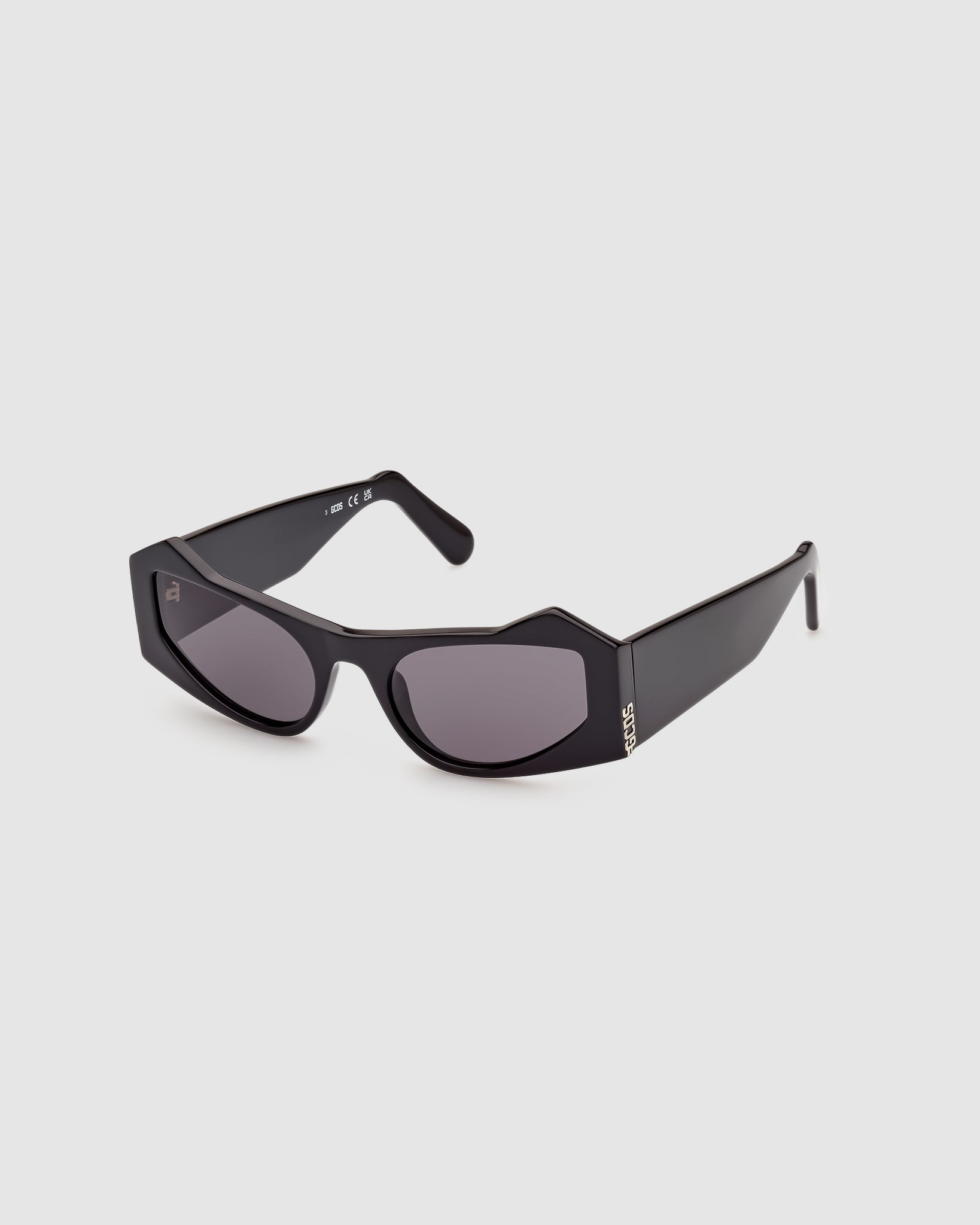 Buy Gold Black Grey Rimless Cat Eye OJOS OJ S15227-C1 Sunglasses