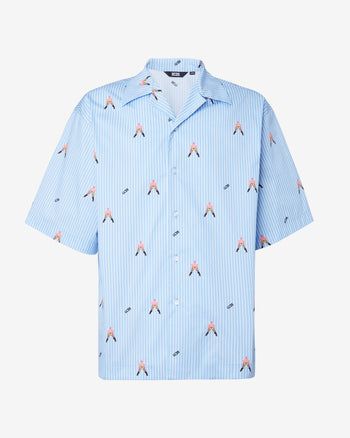 All-Over Patrick Star Cotton Bowling Shirt