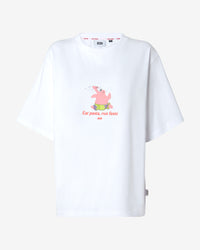 Spongebob Patrick Eat Pasta T-shirt | Women T-shirts White | GCDS Spring/Summer 2023