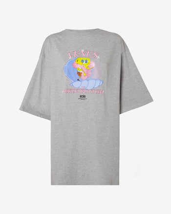 Spongebob Venus T-shirt Dress | Women Dress Grey | GCDS Spring/Summer 2023