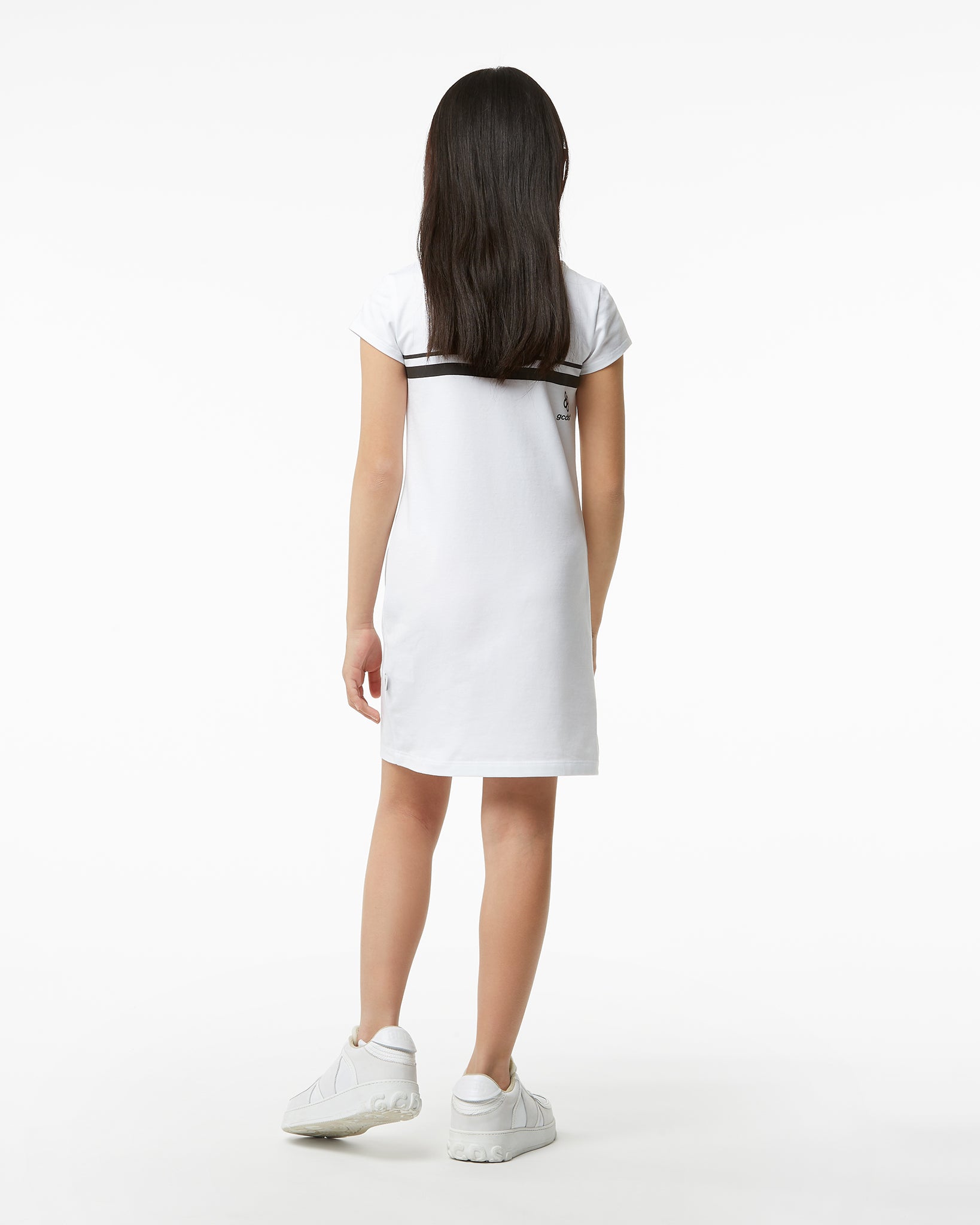 Junior Gcds Low Logo Band T-Shirt Dress