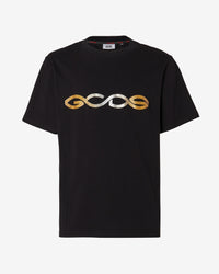 Reflective Print Logo Regulr T-Shirt | Men T-shirts Black | GCDS Spring/Summer 2023
