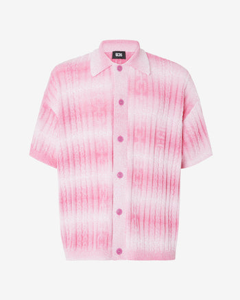 Gcds Braids Degradé Shirt | Men Shirts Fuchsia | GCDS Spring/Summer 2023