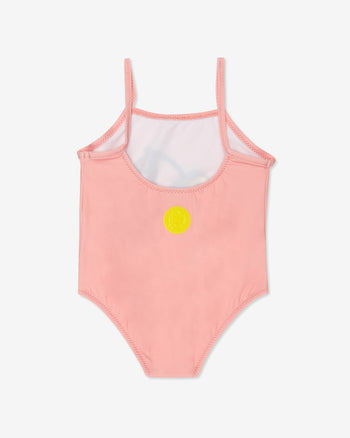 Baby Gcds Cherry Swimsuit: Girl Swimsuit Pink