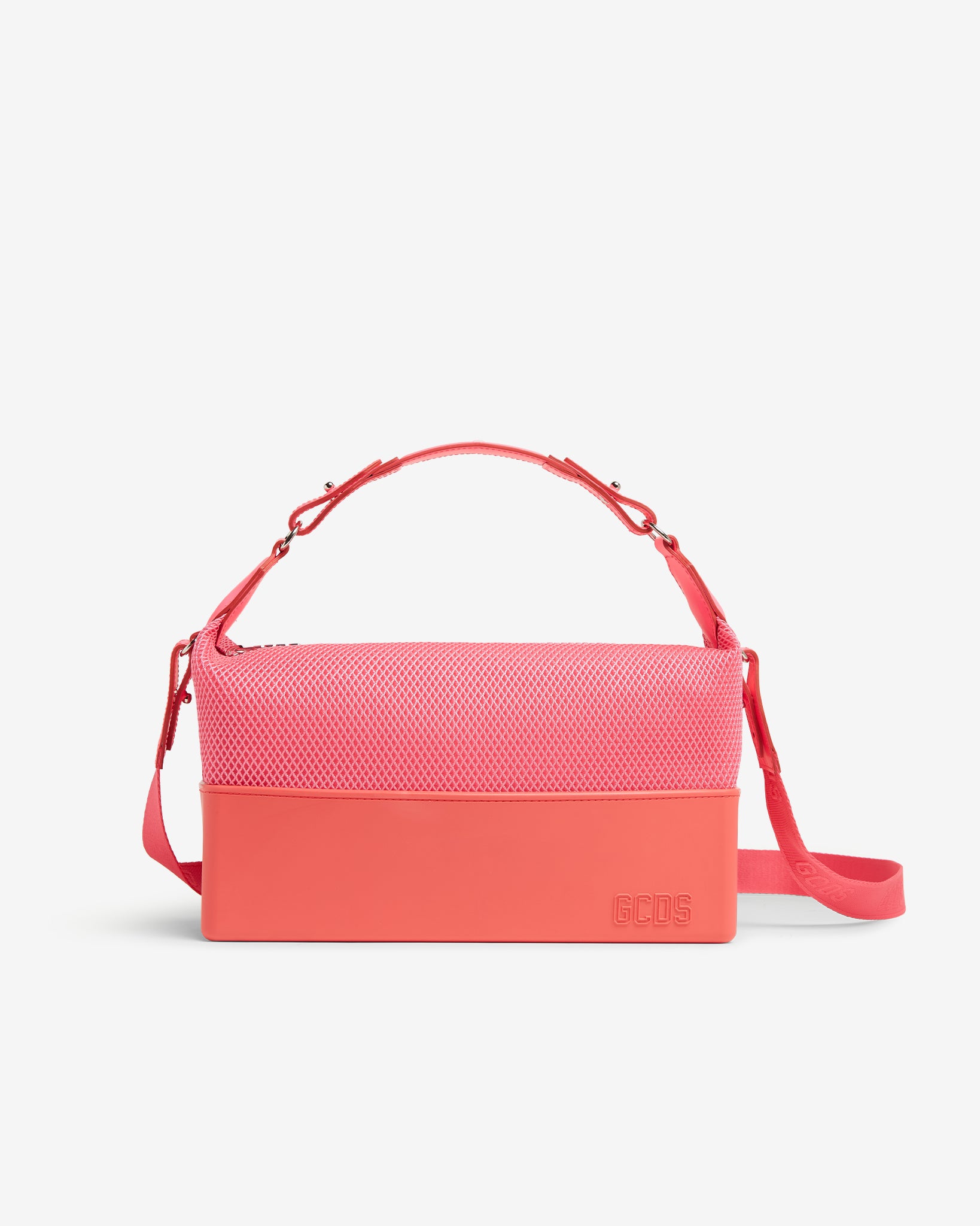 Mesh Medium Bag : Women Bags Pink fluo | GCDS