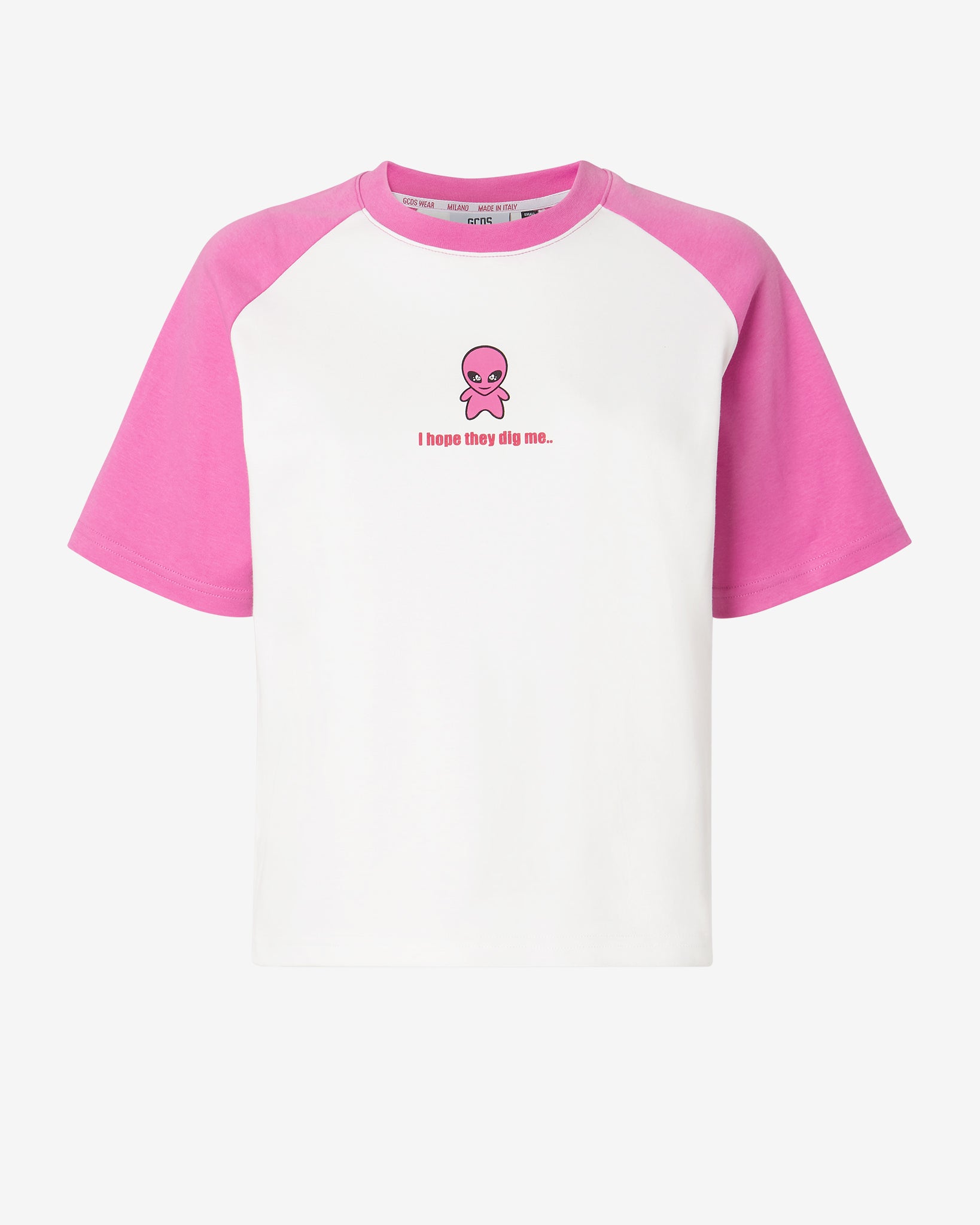 T-ANGIE Woman: Cotton T-shirt with cut-out D logo