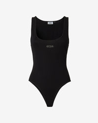 Jersey Bodysuit | Women Bodysuits Black | GCDS Spring/Summer 2023