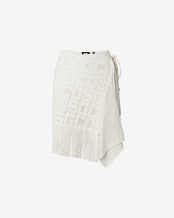Gcds Monogram Macramé Skirt | Women Skirts Off White | GCDS Spring/Summer 2023