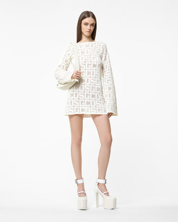 Maje Monogram Mini Dress