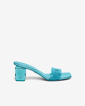 WOMAN'S LEATHER SANDAL Blue - Fly Flot Summer - Trendy