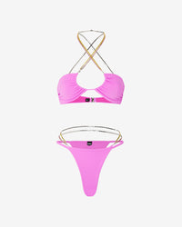 Bling Bikini | Women Swimwear Fuchsia | GCDS Spring/Summer 2023