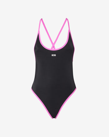 Heart Swimsuit | Women Swimwear Black | GCDS Spring/Summer 2023