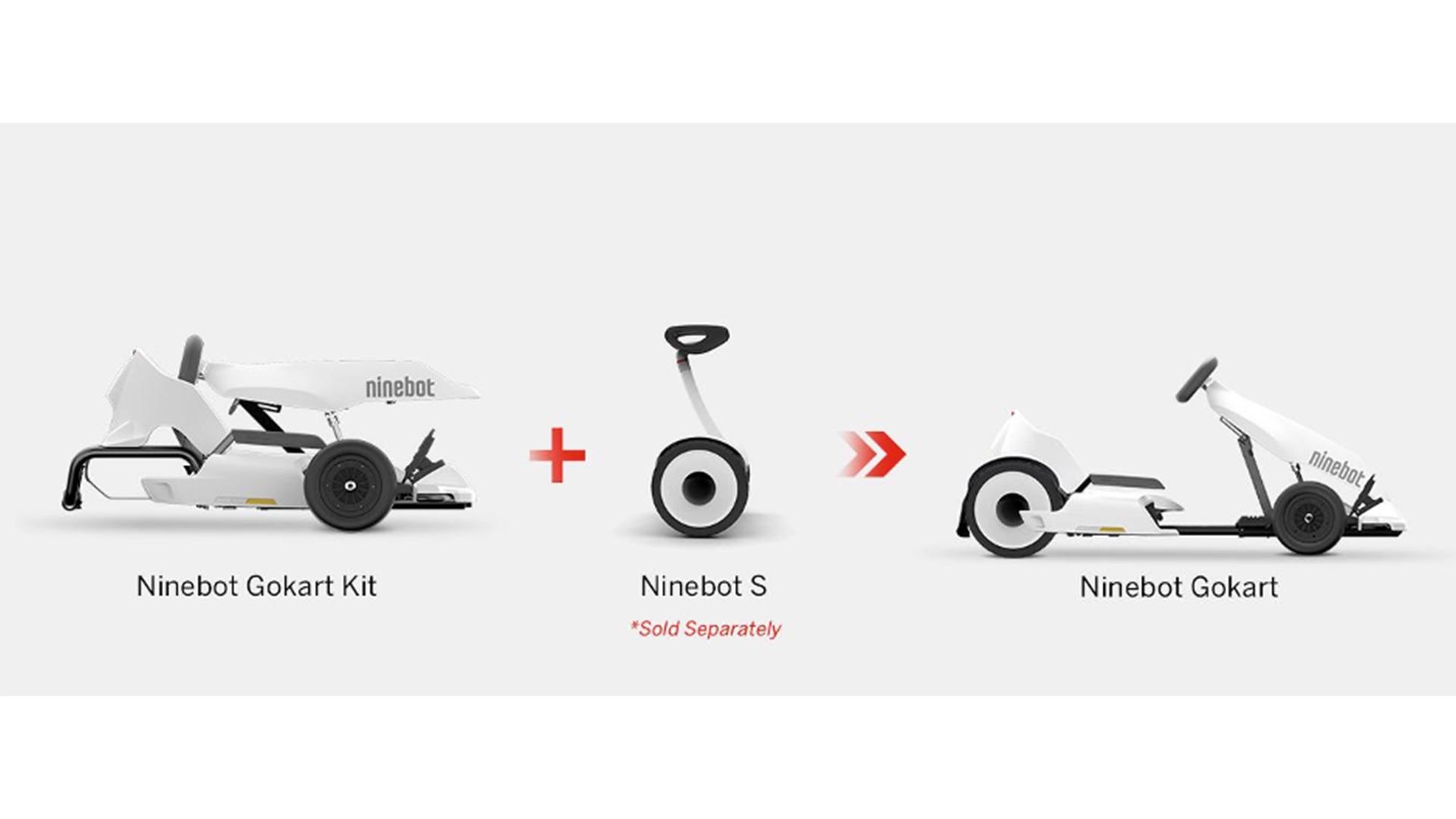 Segway-Ninebot Gokart Kit transformatie