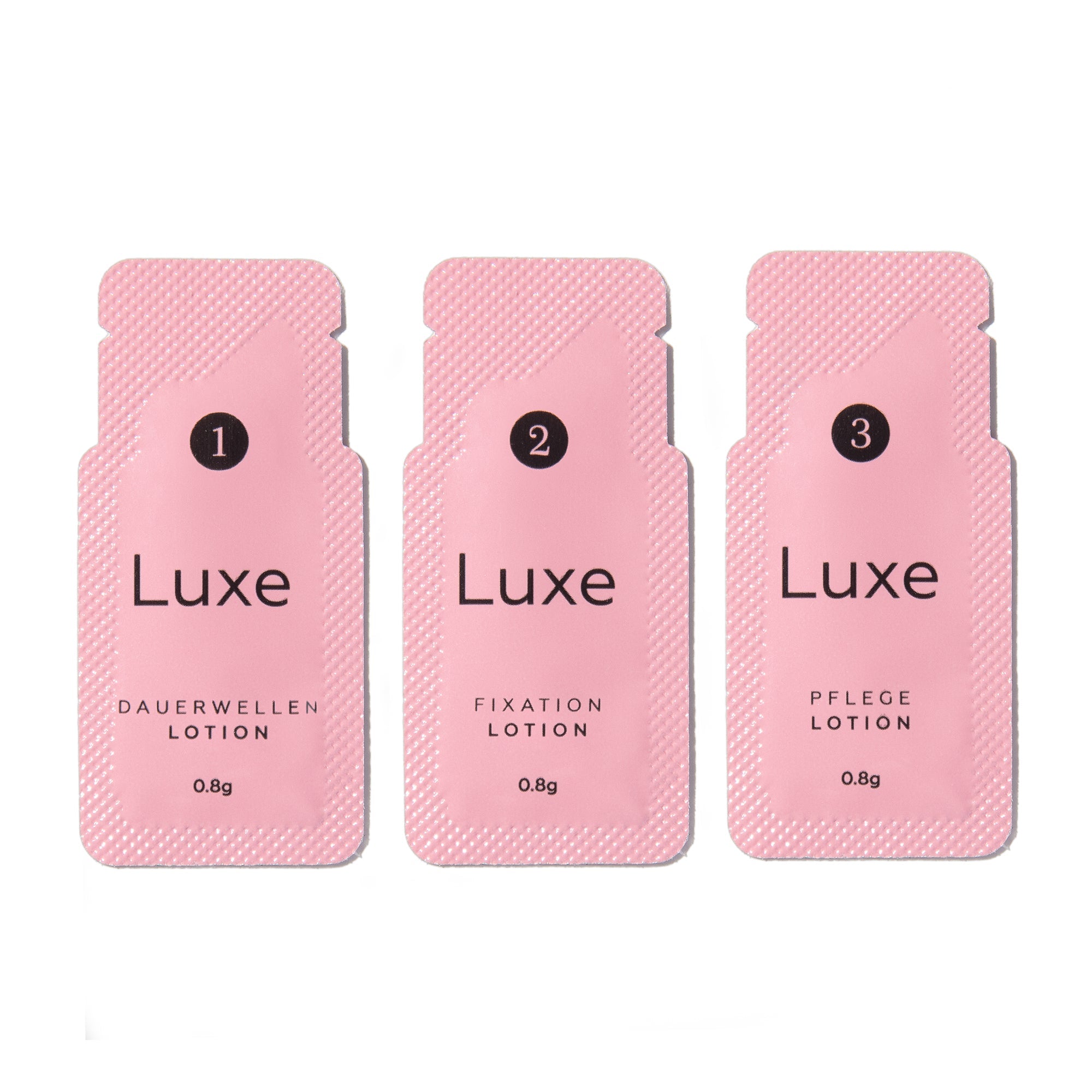 Luxe sachets supplémentaires de lotions - Luxe Cosmetics France product image