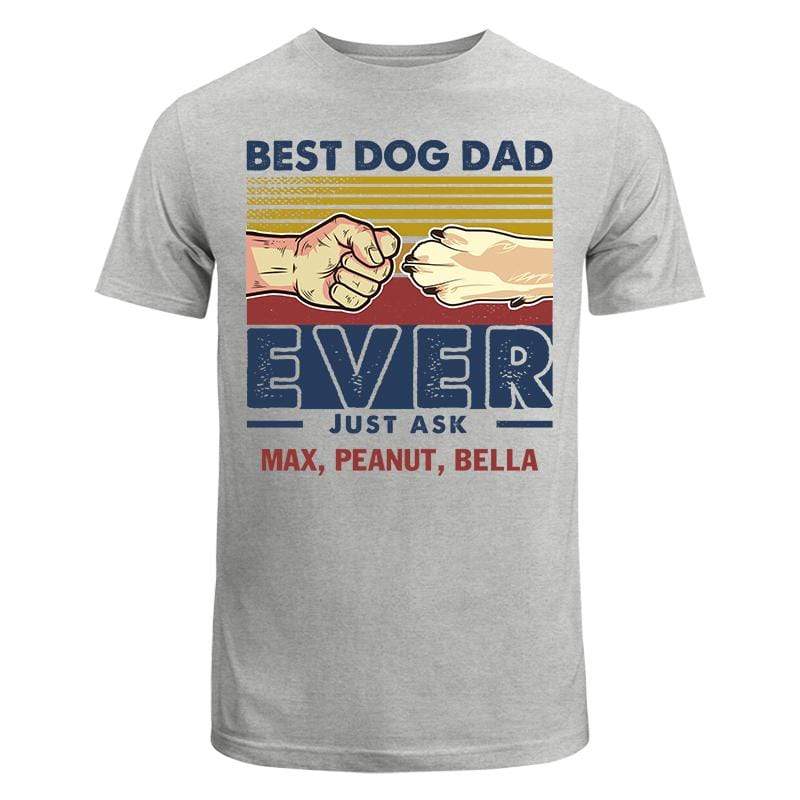 best dog dad ever shirt personalized