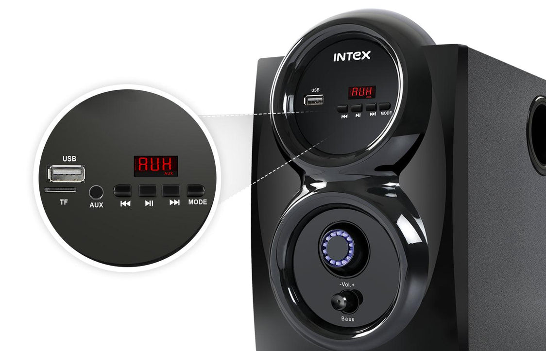 Intex Shine FMUB 2.1 CH 45W Multimedia Speaker