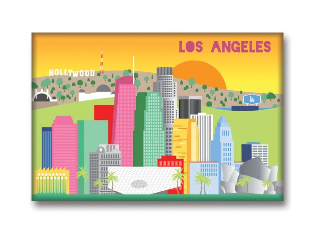 Magnet - Los Angeles Skyline