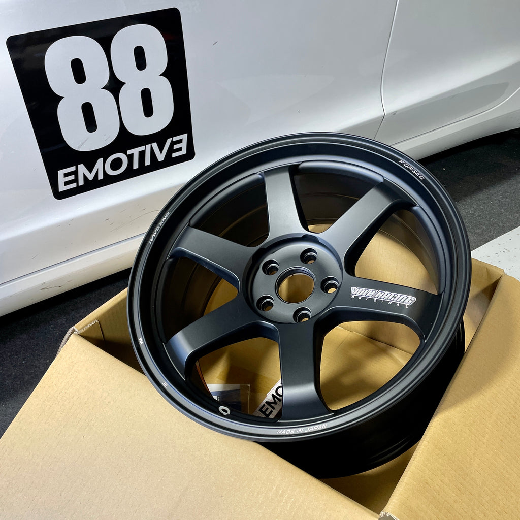 Matte Black TE37 Ultra M-Spec 19x9.5" +28