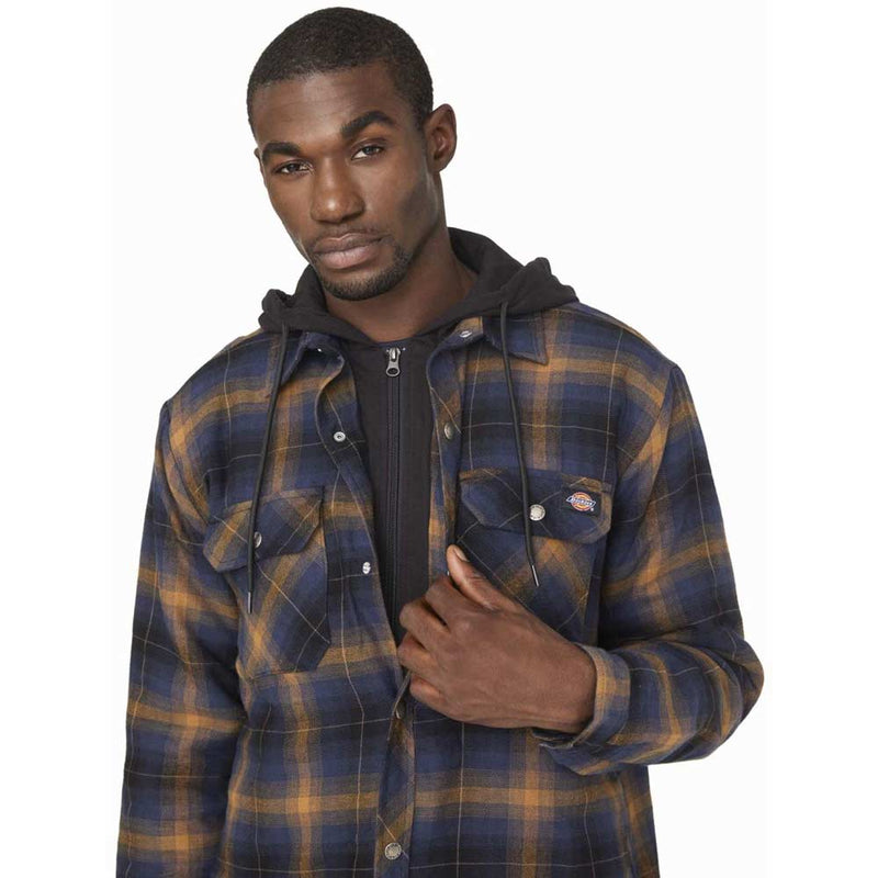 dickies flannel lined hoodie