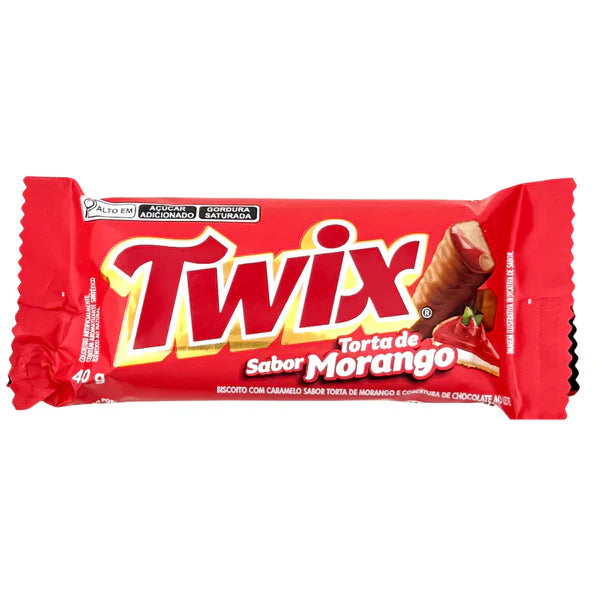 Twix Torta De Sabor Morango- Strawberry Pie (Brazil)