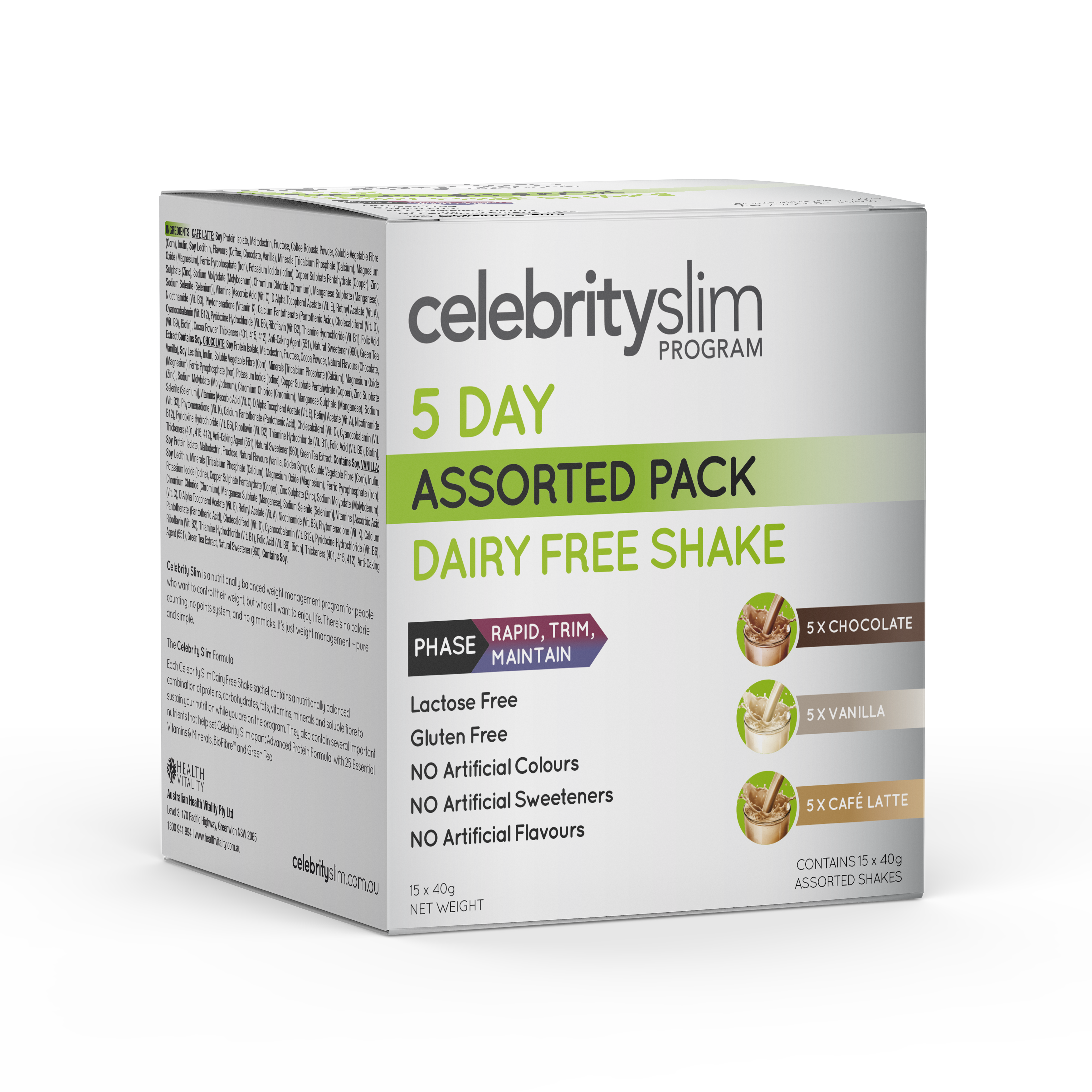 Celebrity Slim 5-day Assorted Dairy Free - Celebrity Slim product image