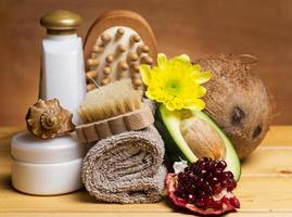 body wash products togerther on a table