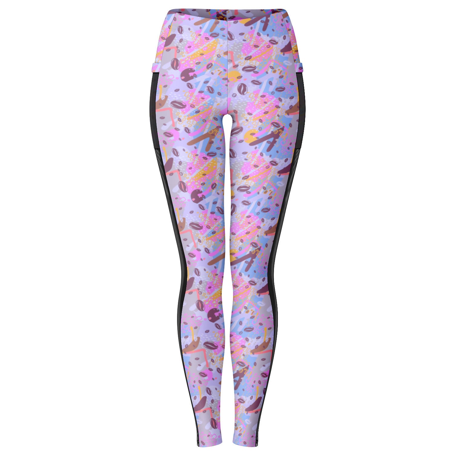 Beanstorm (Cotton Candy) - Mesh Pocket Legging - AOP