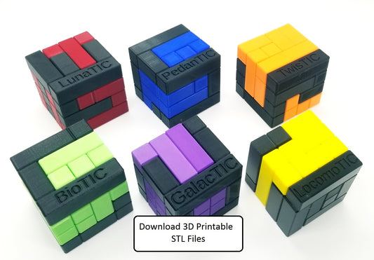 STL file Stackable & Interlocking Puzzle Organizers 🧩・3D printable design  to download・Cults