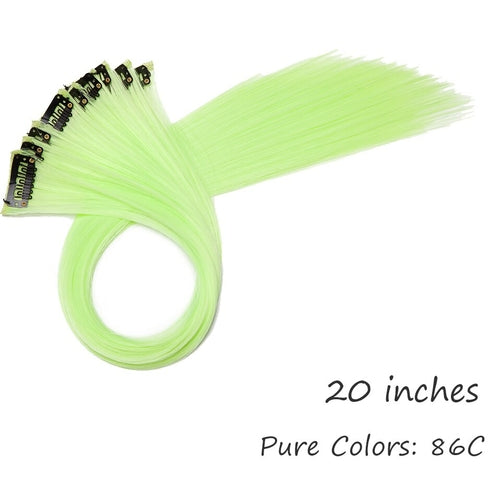 HAIRRO 53 Colored Clip-In One Piece For Ombre Hair Extensions