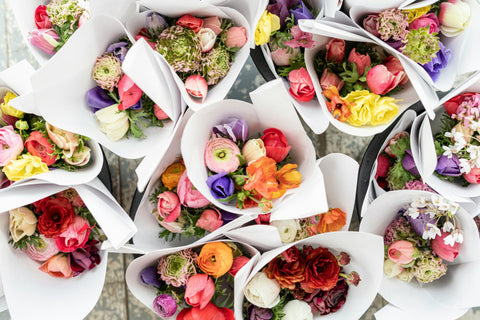 Bouquet of colourful flowers