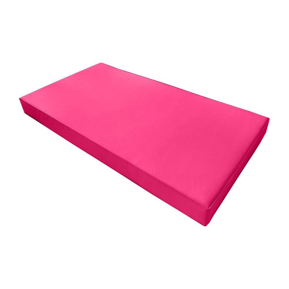 *COVER ONLY*-Outdoor Daybed Fitted Sheet Slipcover 6" Piped Trim Twin Size-AD110