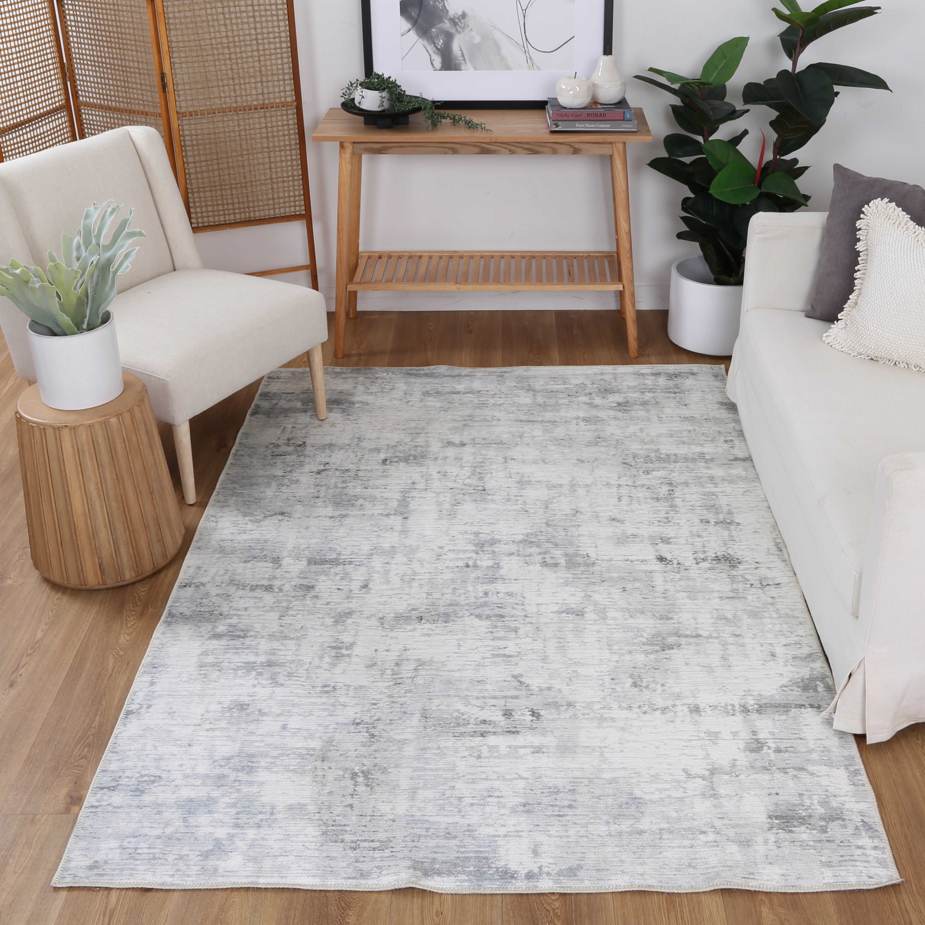 Abstract Evalina Grey Rug - The Rug Collective product image