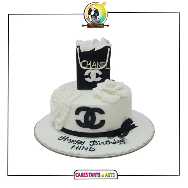 Ganache Bakery - Chanel shopping bag cake! Fit for a