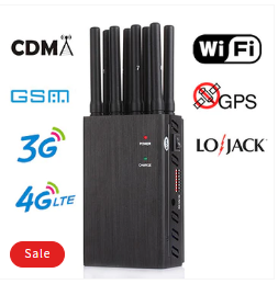 Hot selling portable 8-wire mobile phone wifi GPS jammer