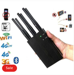 Handheld exquisite six-wire mobile phone wifi jammer