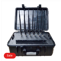 Portable 3G 4G Wi-Fi2.4G/5G GPS UHF VHF Drone Signal Jammer