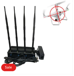 2 Band 4 Wire Black Drone Jammer