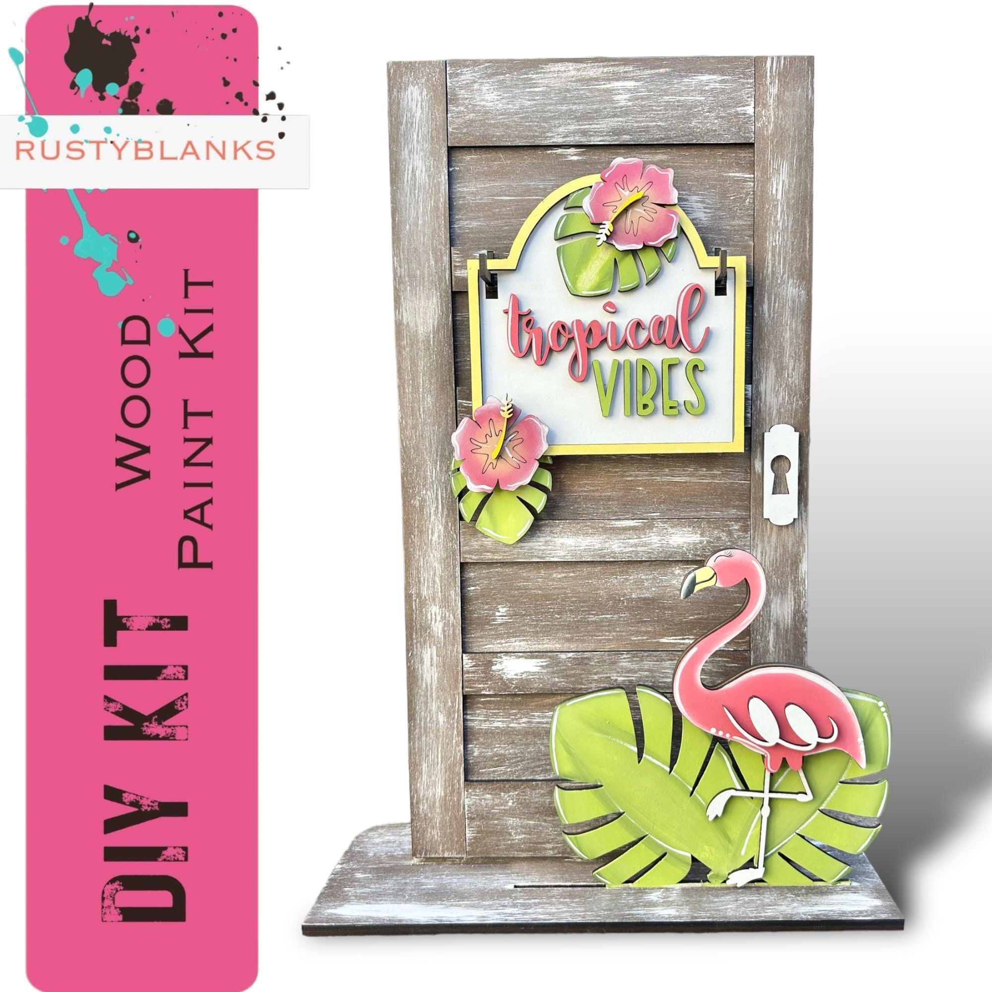 Tropical Vibes Add On Inserts for our Mini Interchangeable Post