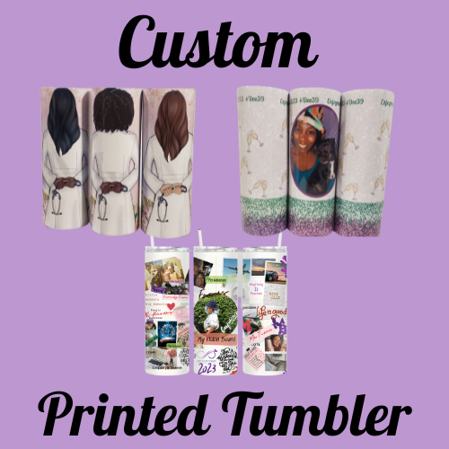 Vision Board 20 oz Custom Printed Tumbler – Oh Customs