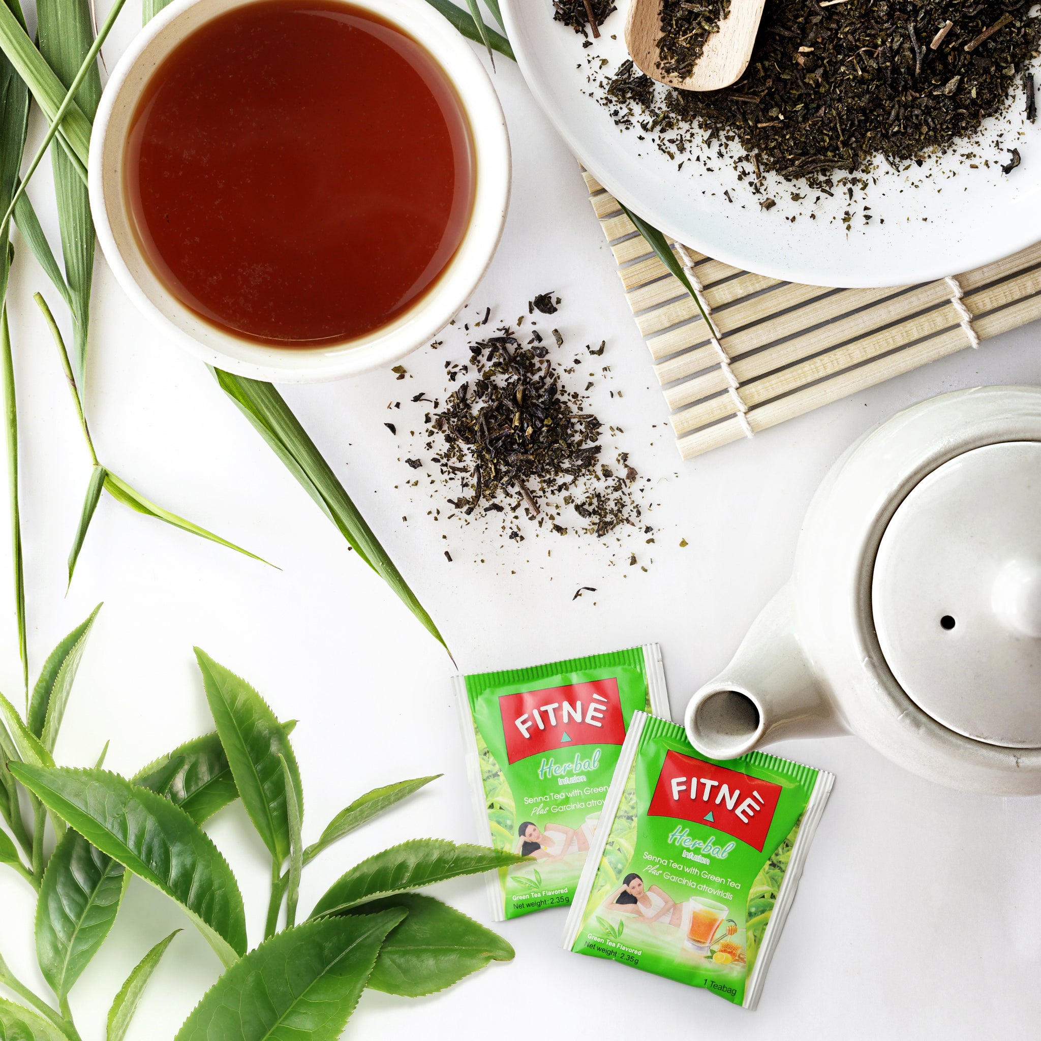 Buy FITNE Herbal Senna Tea, Natural Detox Cleansing Tea, No Calories - FITNÈ