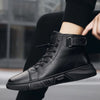 Blackboots™ I Zwarte Warme Leren Laarzen