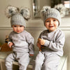 Knitted Pompoms Beanie™ | Schattige muts voor baby's tot volwassenen