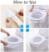 Disposable Toilet Seat Cover™ | Vermijd huidcontact met onreine toiletbrillen